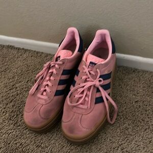 Adidas Gazelle Pink Navy Size 8.5W